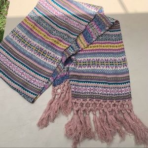 boho style women knit scarf